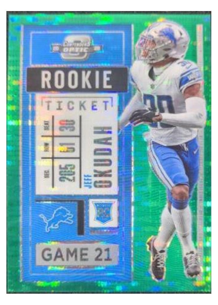 2020 Panini Contenders Optic Base Set Jeff Okudah #98 card