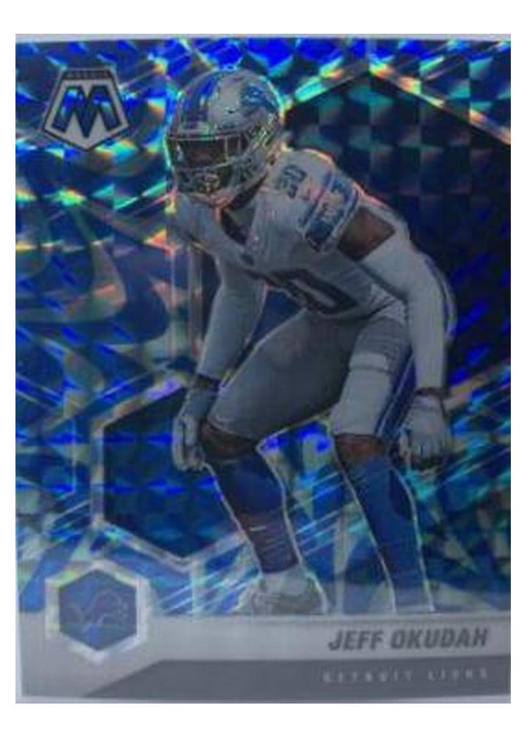 2021 Panini Mosaic Base Set Jeff Okudah #77 card