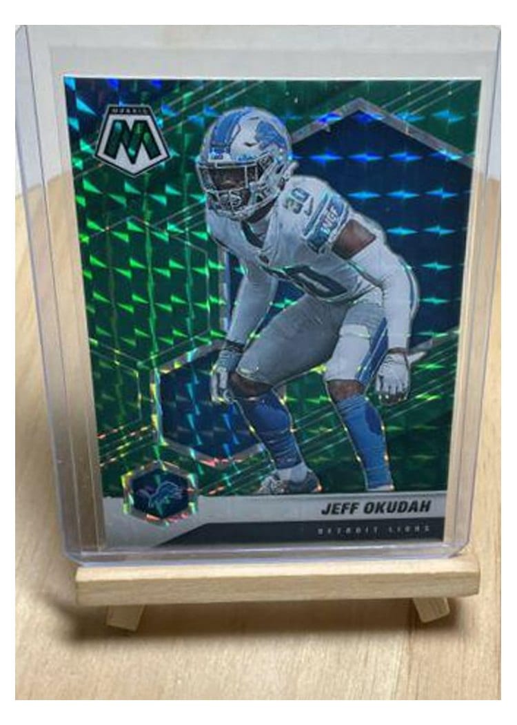 2021 Panini Mosaic Base Set Jeff Okudah #77 card