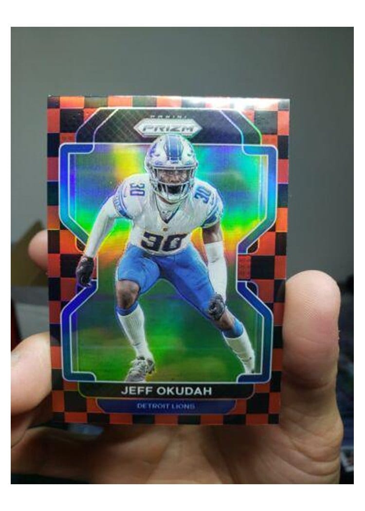 2021 Panini Prizm Base Set Jeff Okudah #153 card