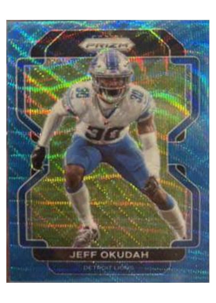 2021 Panini Prizm Base Set Jeff Okudah #153 card