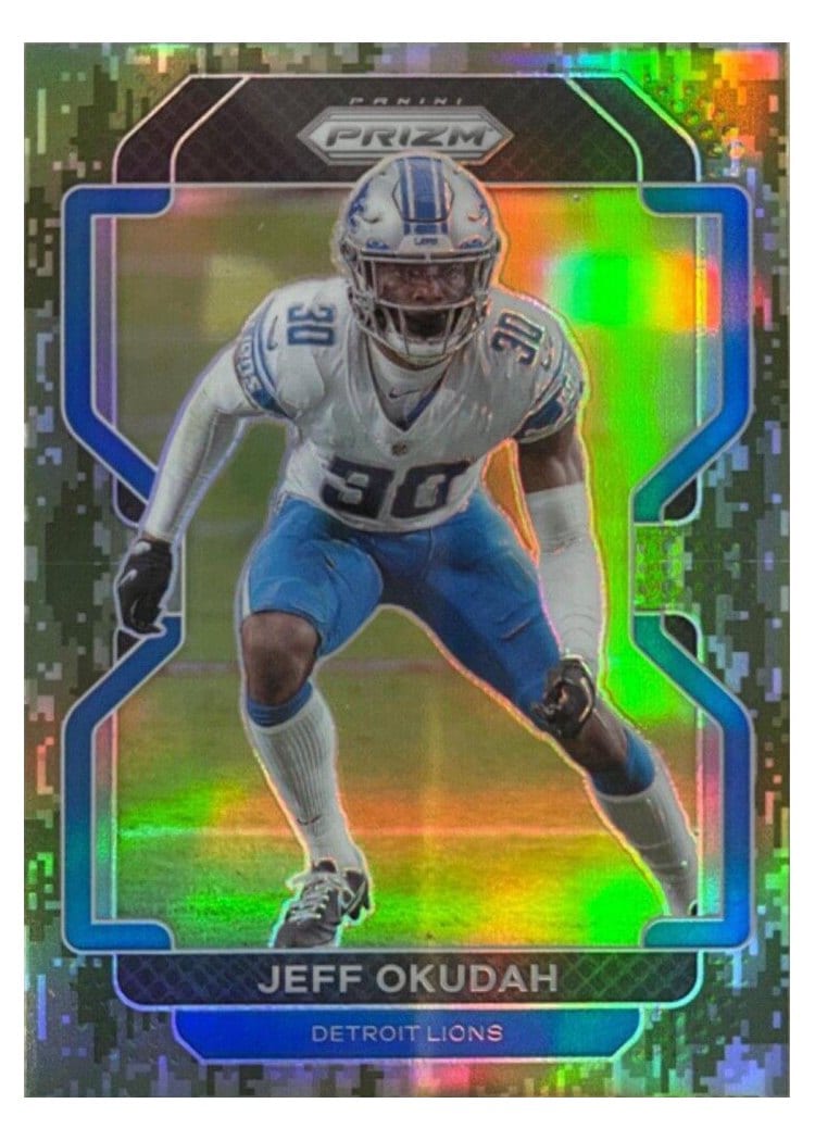 2021 Panini Prizm Base Set Jeff Okudah #153 card