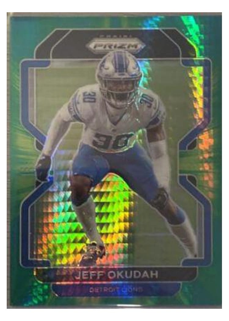 2021 Panini Prizm Base Set Jeff Okudah #153 card