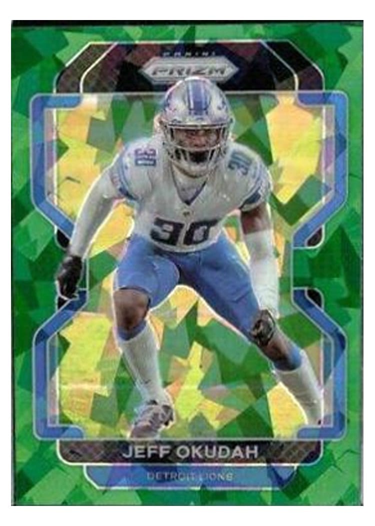 2021 Panini Prizm Base Set Jeff Okudah #153 card