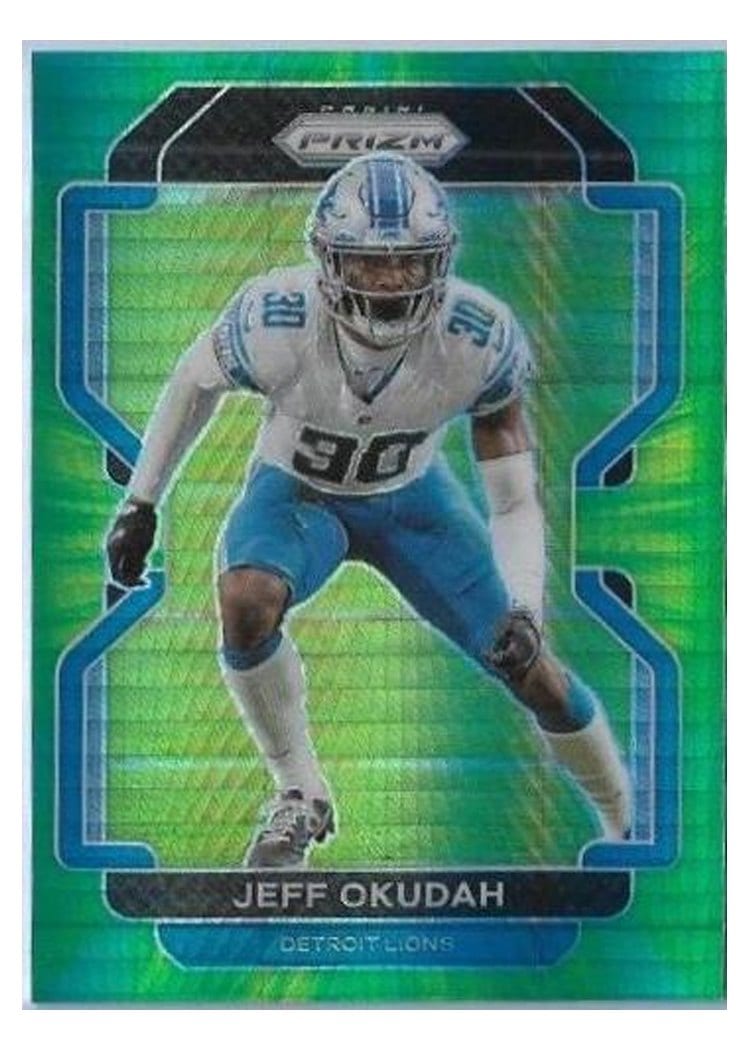 2021 Panini Prizm Base Set Jeff Okudah #153 card