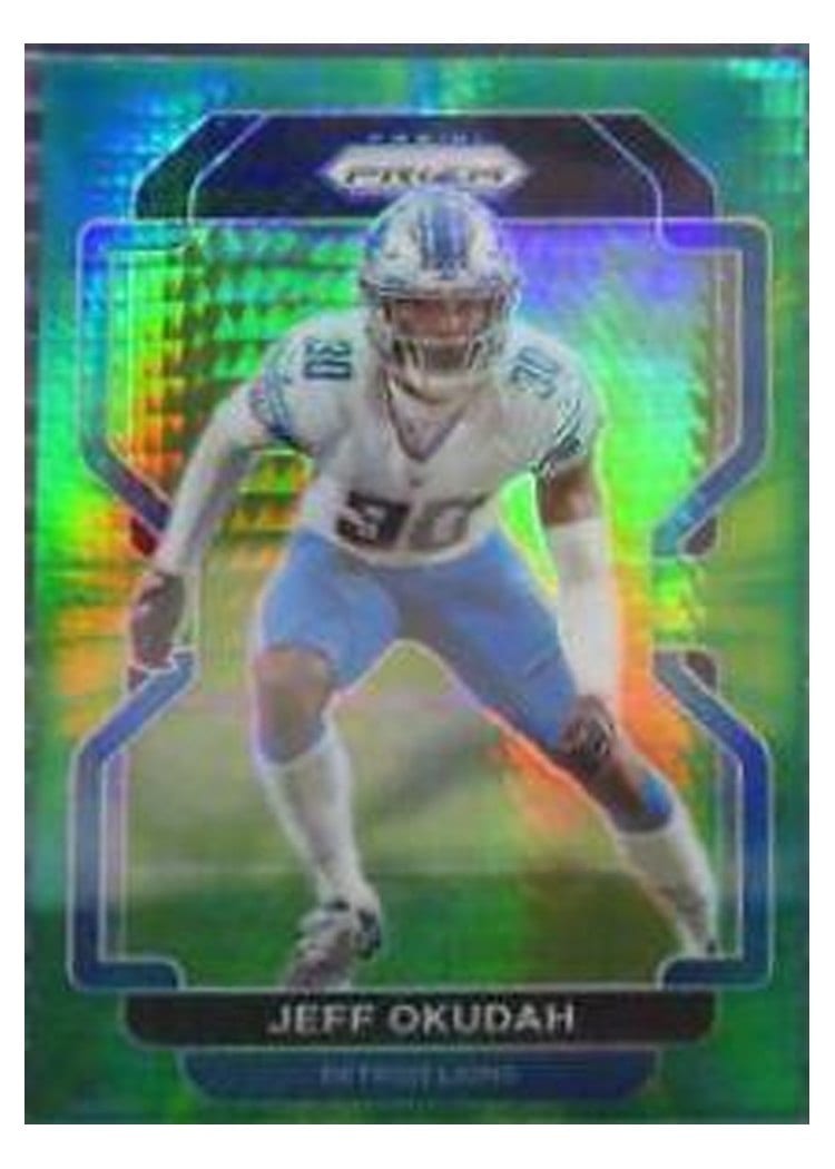 2021 Panini Prizm Base Set Jeff Okudah #153 card