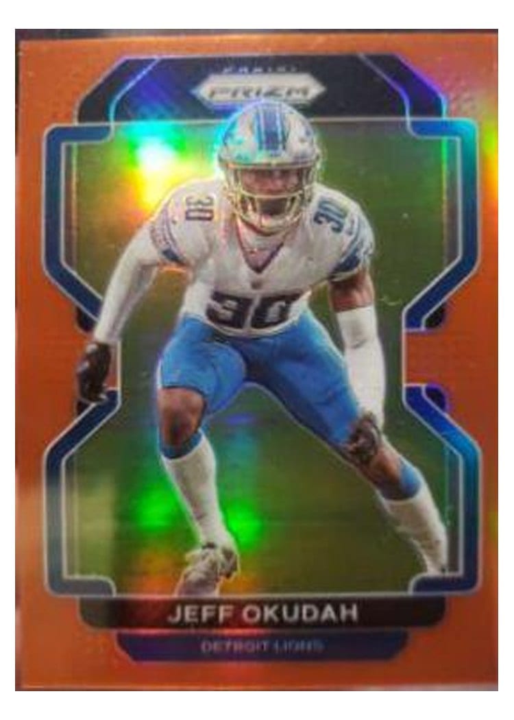 2021 Panini Prizm Base Set Jeff Okudah #153 card