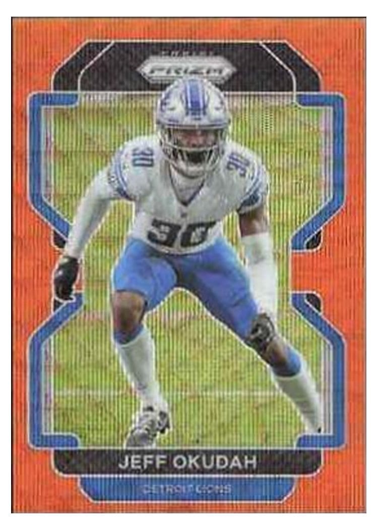 2021 Panini Prizm Base Set Jeff Okudah #153 card