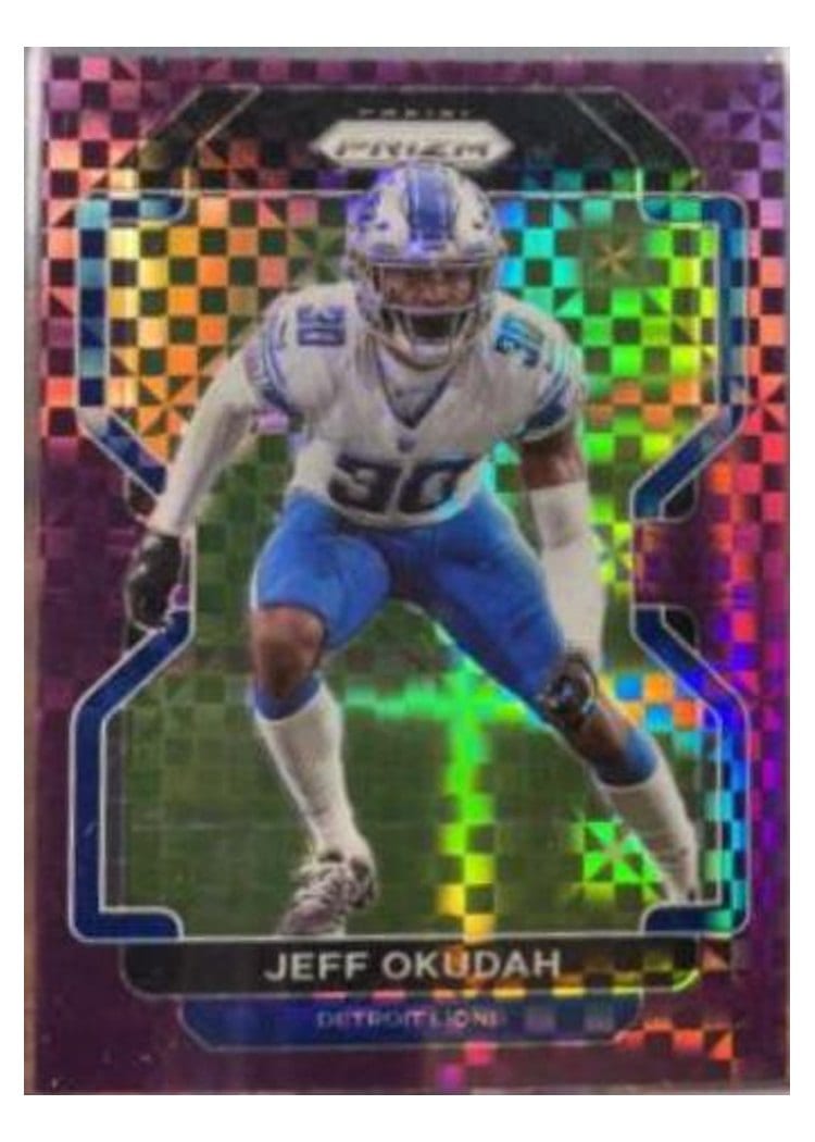 2021 Panini Prizm Base Set Jeff Okudah #153 card