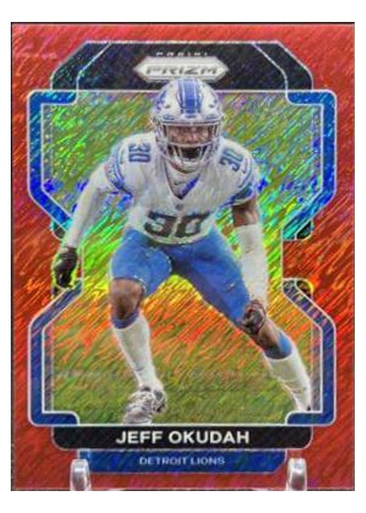 2021 Panini Prizm Base Set Jeff Okudah #153 card