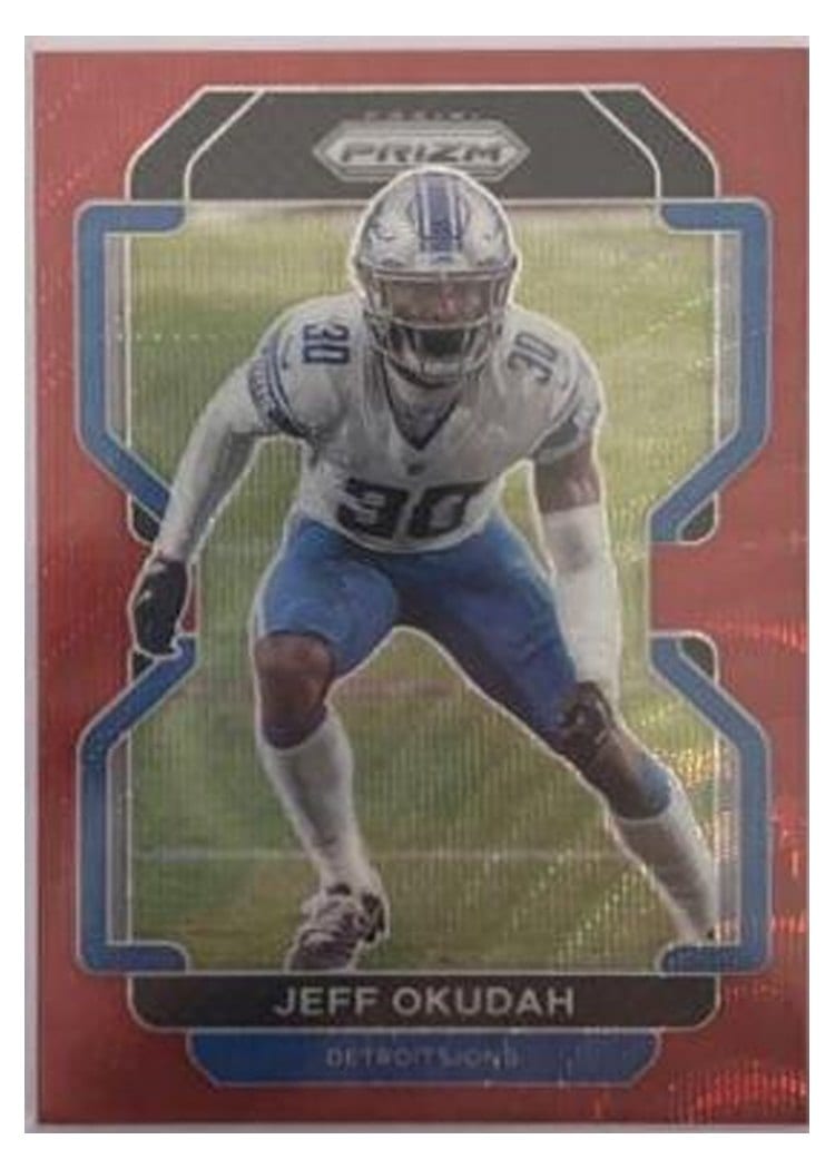 2021 Panini Prizm Base Set Jeff Okudah #153 card