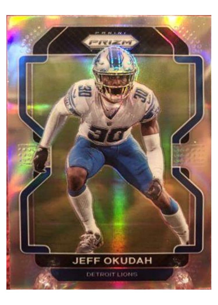 2021 Panini Prizm Base Set Jeff Okudah #153 card