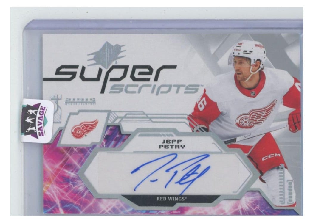 2023-24 SPx Superscripts Jeff Petry #SS-PE card