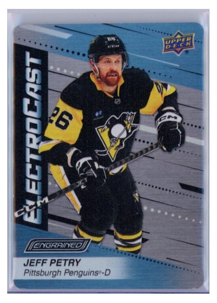 2023-24 Upper Deck Engrained ElectroCast Metal Jeff Petry #EC-11 card