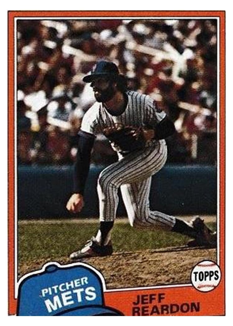 1981 Topps Jeff Reardon #456 card