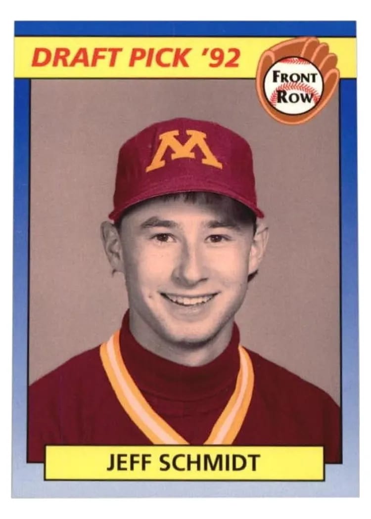 1992 Front Row Draft Picks Jeff Schmidt #57 card