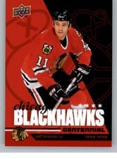 2025-26 Upper Deck Chicago Blackhawks Centennial Box Jeff Shantz #15