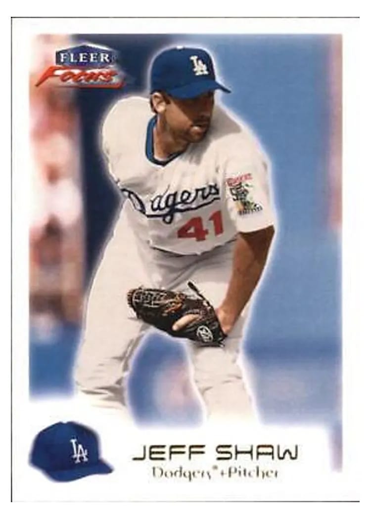 2000 Fleer Focus Jeff Shaw #42 card