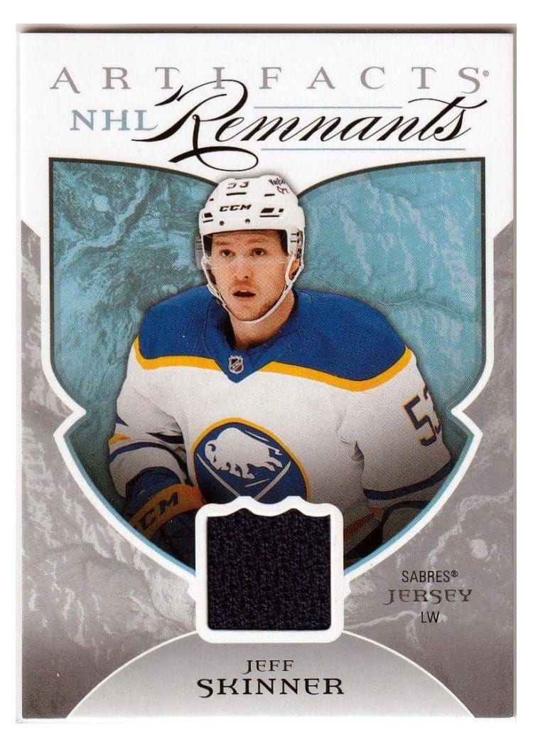 2022-23 Upper Deck Artifacts NHL Remnants Jeff Skinner #NR-JS card
