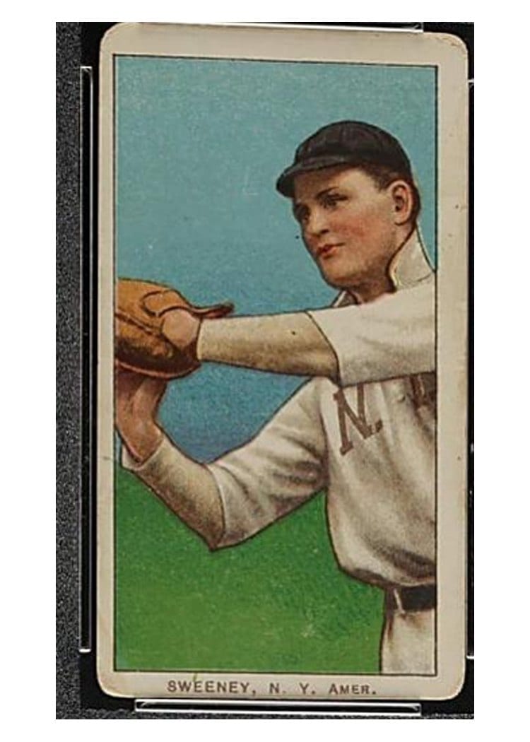1909 T206 Sovereign 350 Jeff Sweeney card