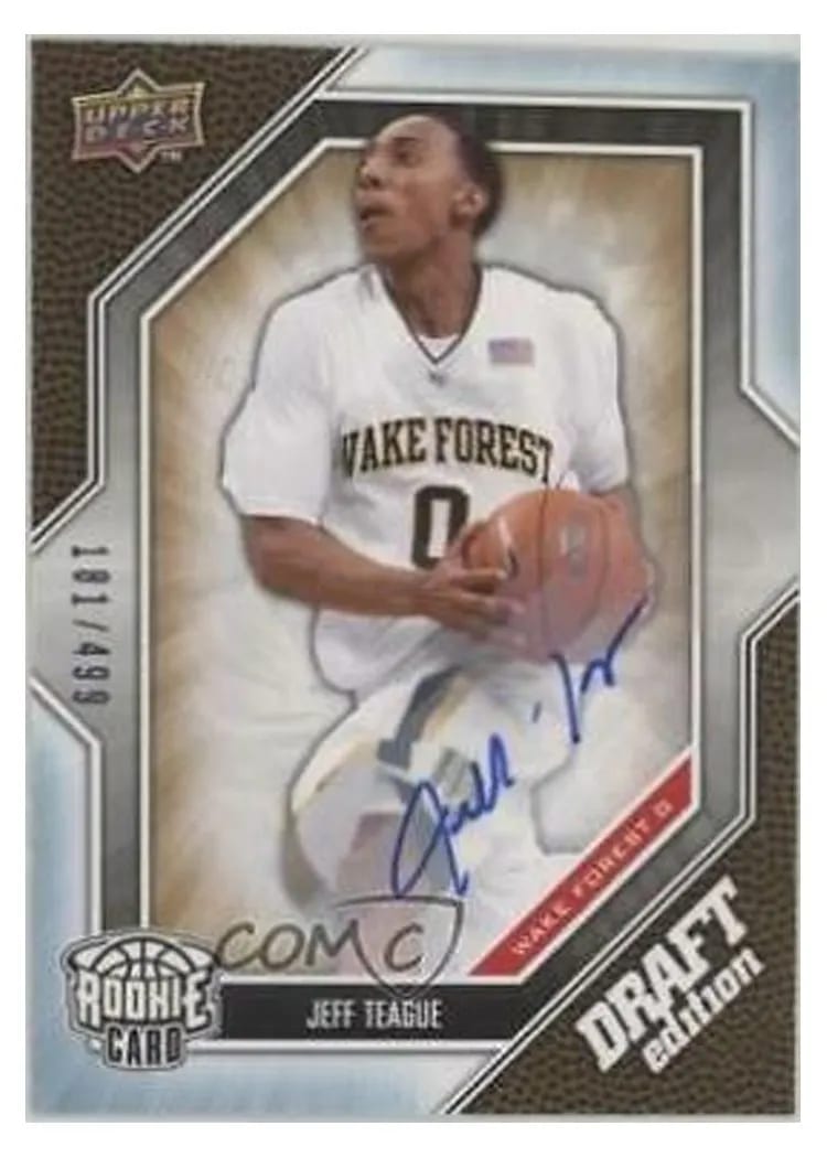 2009 Upper Deck Draft Edition Jeff Teague #51 card