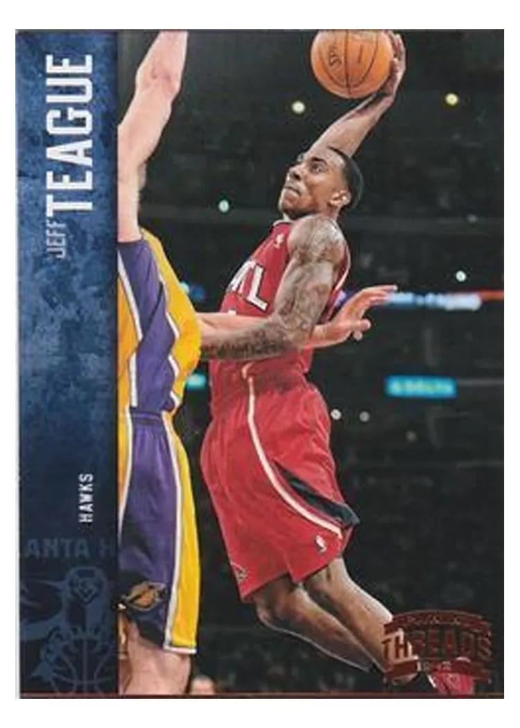 2012 Panini Threads Jeff Teague #2 card