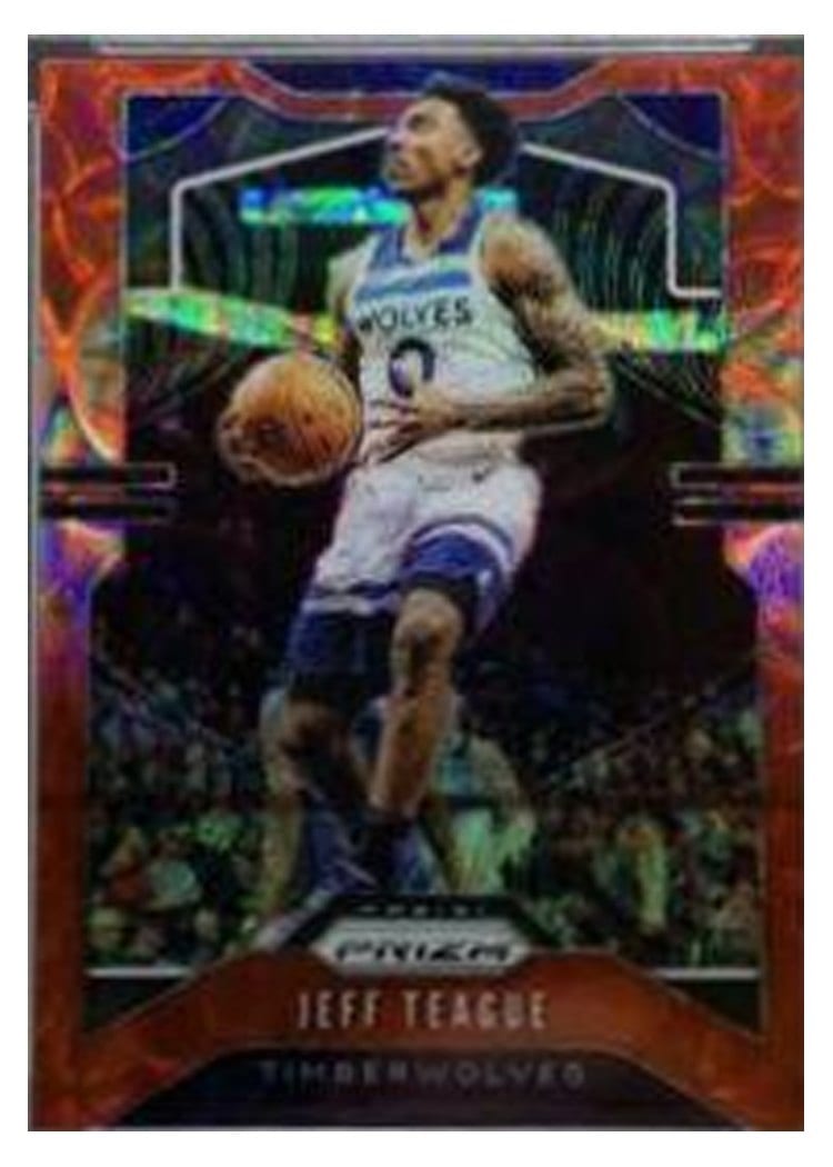 2019-20 Panini Prizm Base Set Jeff Teague #165 card