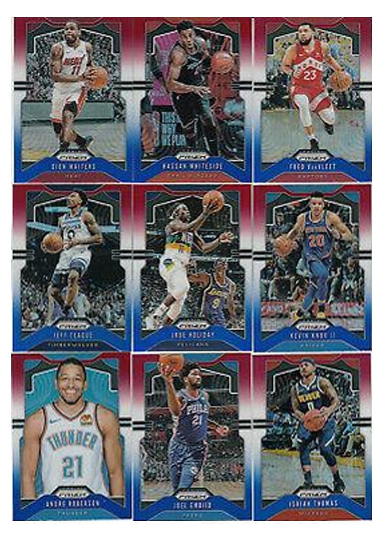 2019-20 Panini Prizm Base Set Jeff Teague Red, White, and Blue Prizm #165 card