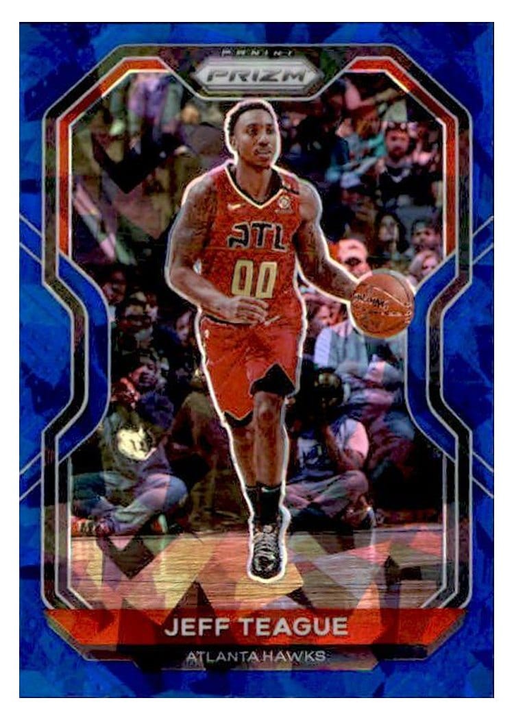 2020-21 Panini Prizm Base Set Jeff Teague #42 card
