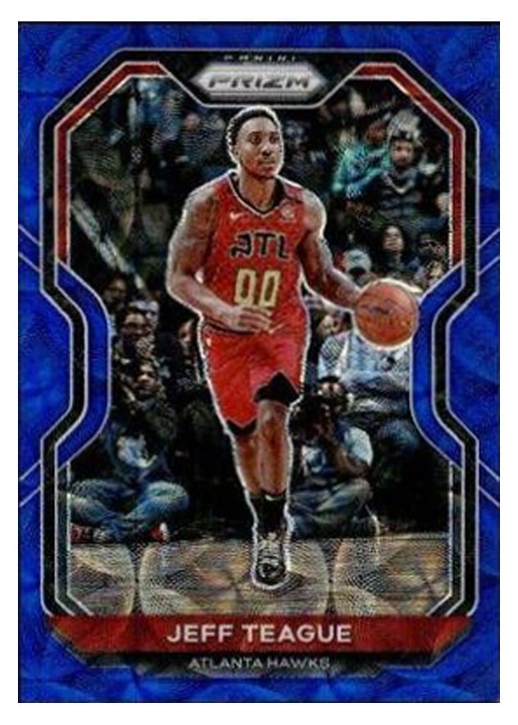 2020-21 Panini Prizm Base Set Jeff Teague Choice Blue Prizm #42 card