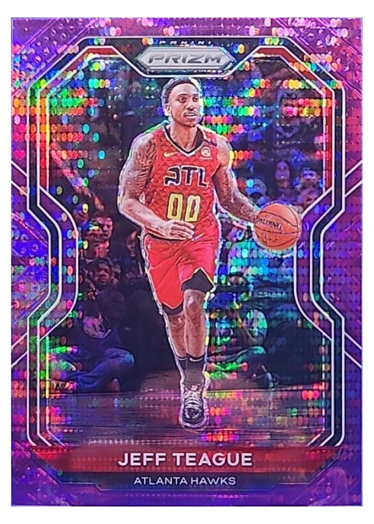 2020-21 Panini Prizm Base Set Jeff Teague #42 card