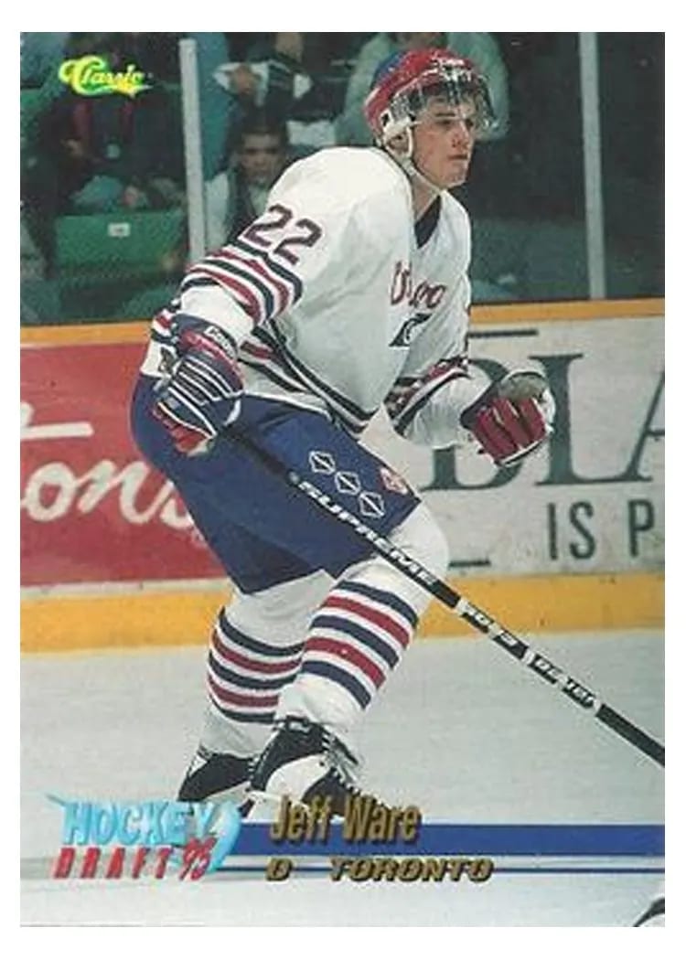 1995 Classic Draft Jeff Ware #15 card