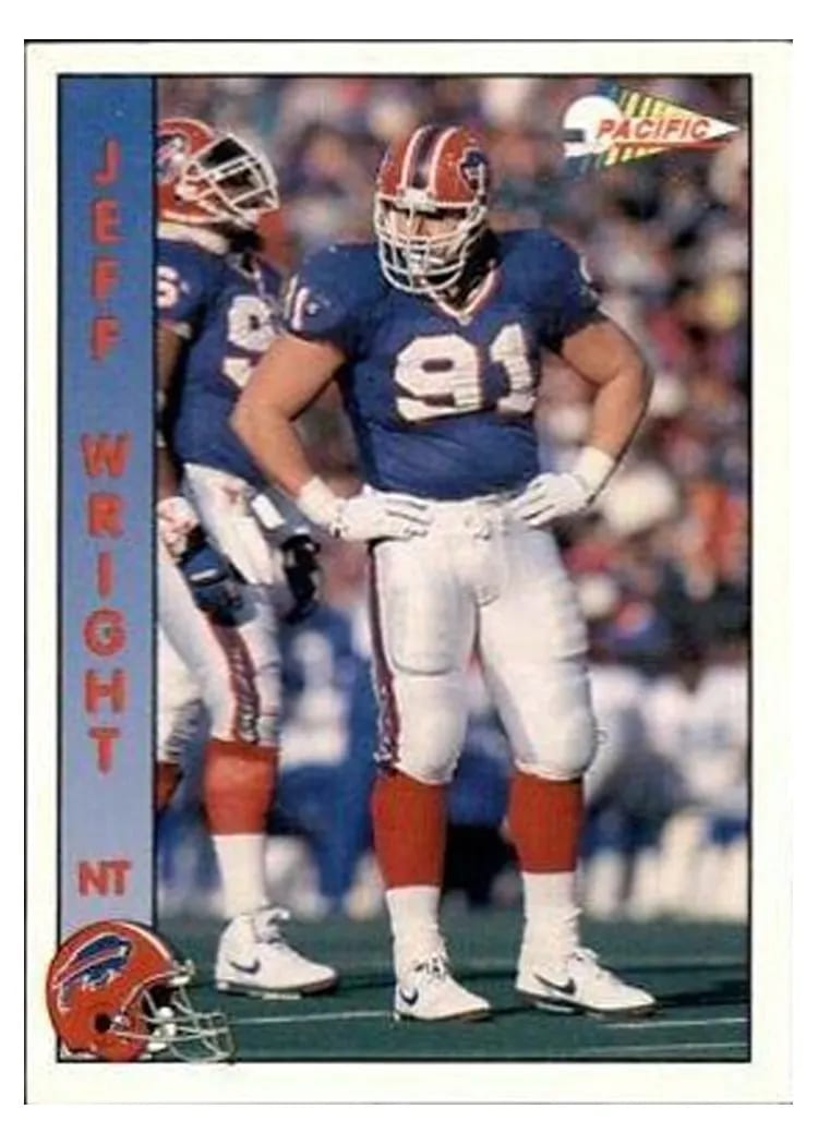 1992 Pacific Jeff Wright #24 card