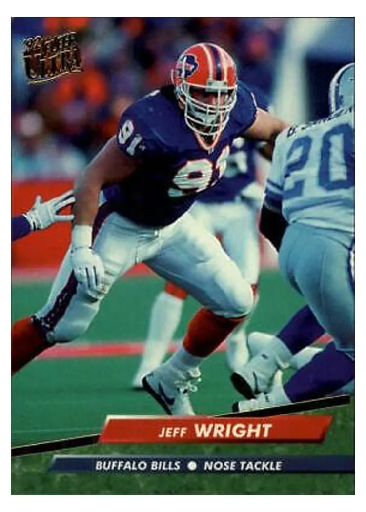 1992 Ultra Jeff Wright #33 card