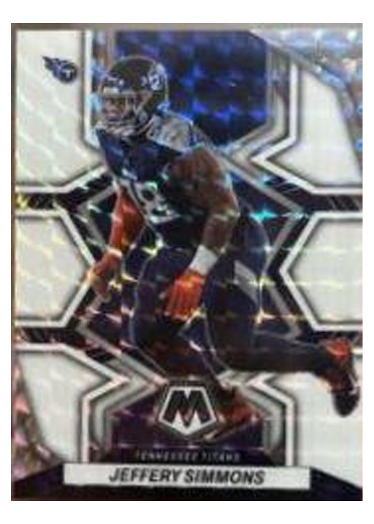2022 Panini Mosaic Base Set Jeffery Simmons White #220 card