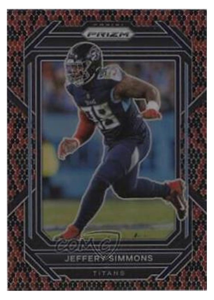 2022 Panini Prizm Base Set Jeffery Simmons #289 card