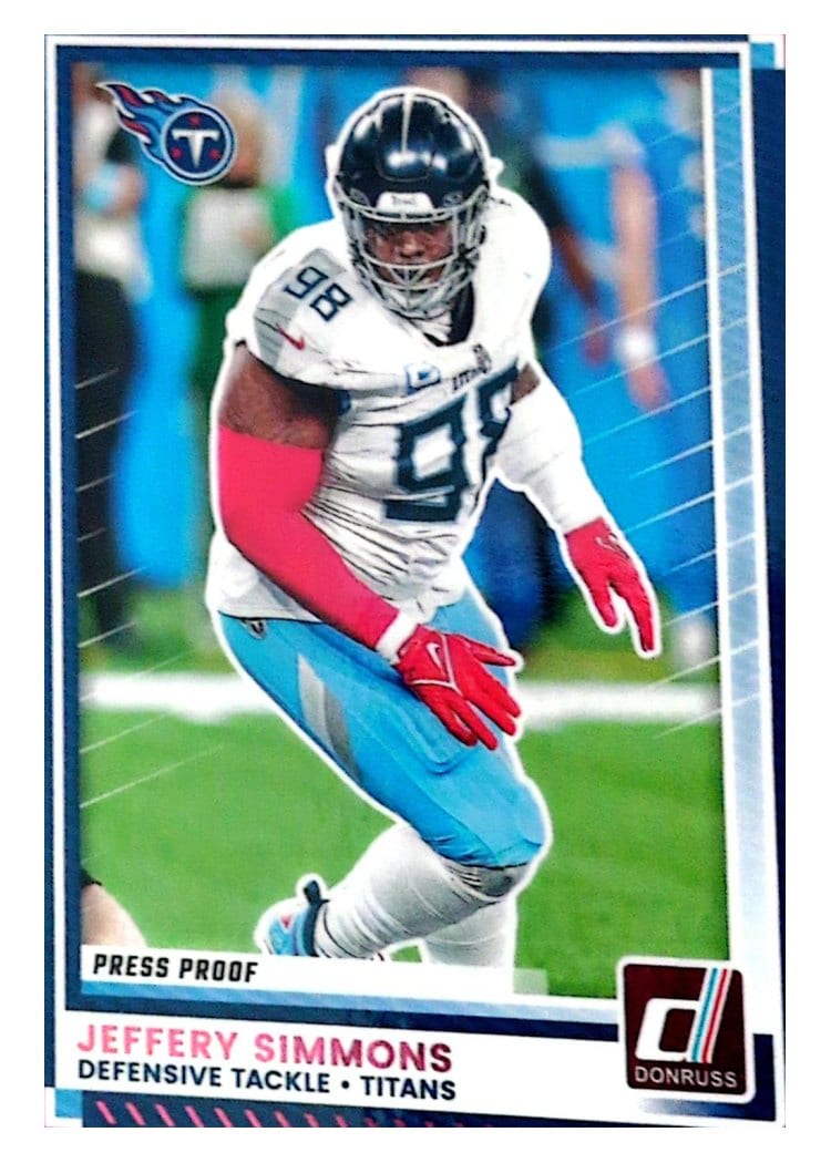 2025 Donruss Base Set Jeffery Simmons #52 card