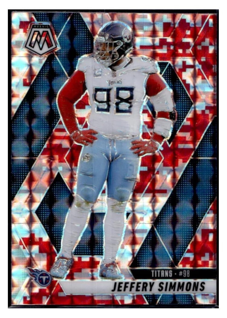 2025 Panini Mosaic Base Set Jeffery Simmons #81 card