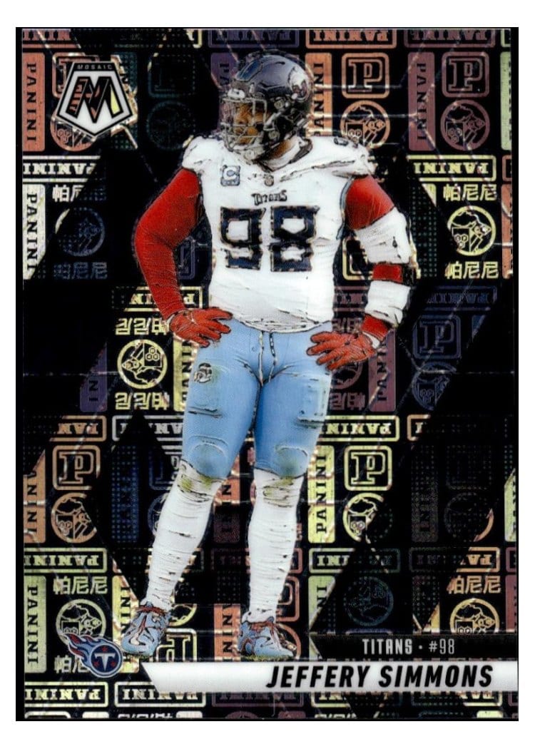 2025 Panini Mosaic Base Set Jeffery Simmons #81 card