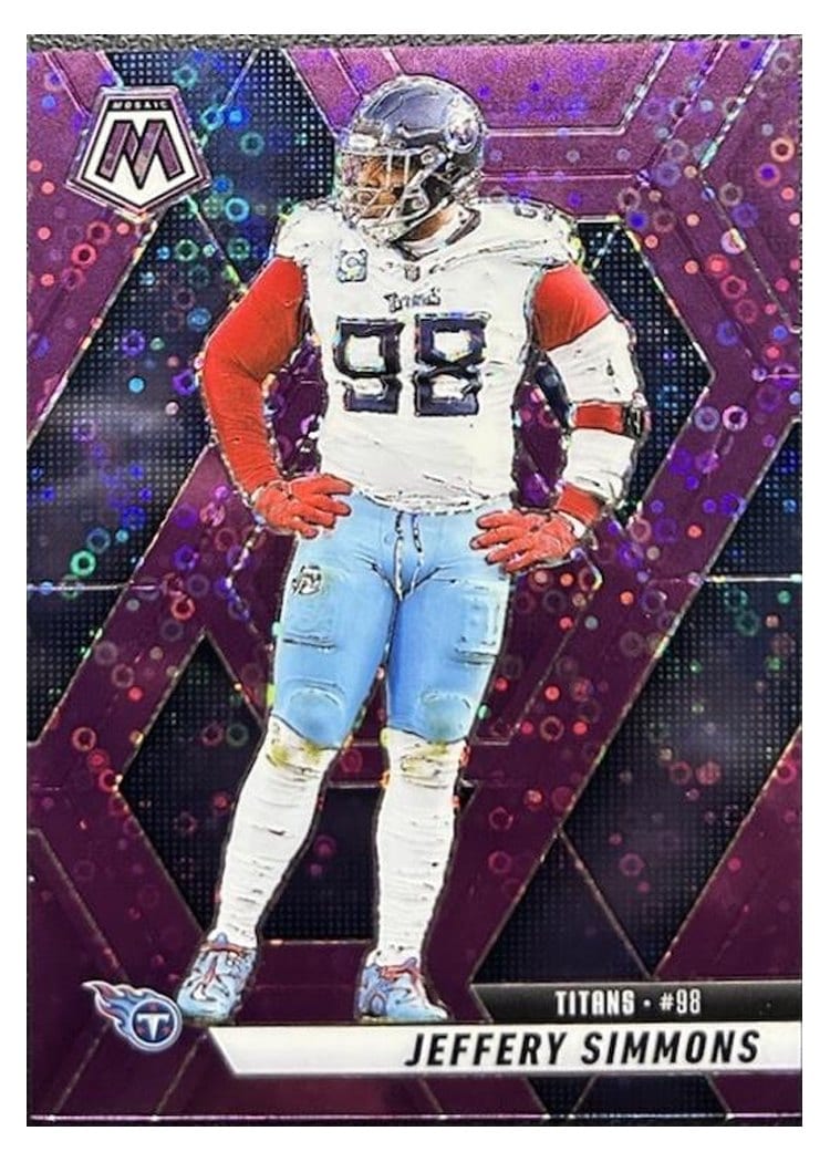 2025 Panini Mosaic Base Set Jeffery Simmons #81 card