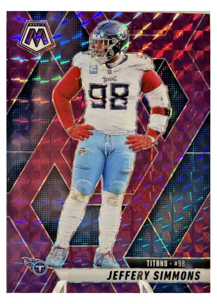 2025 Panini Mosaic Base Set Jeffery Simmons #81 card