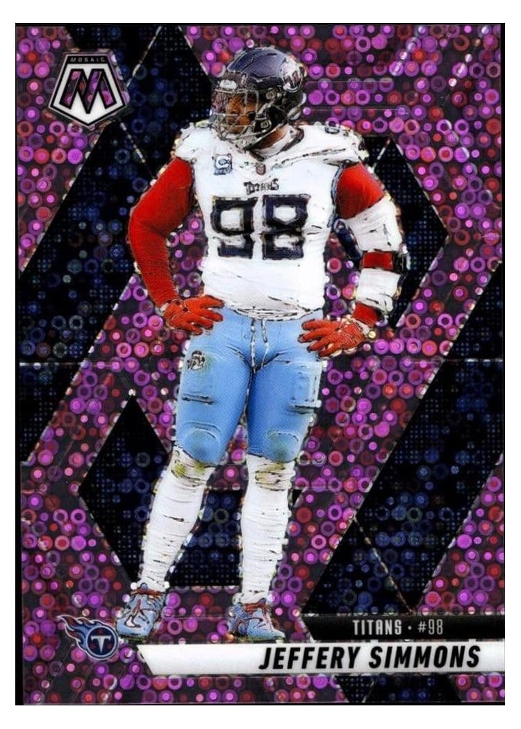 2025 Panini Mosaic Base Set Jeffery Simmons #81 card