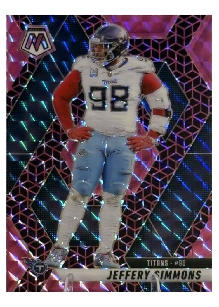 2025 Panini Mosaic Base Set Jeffery Simmons #81 card