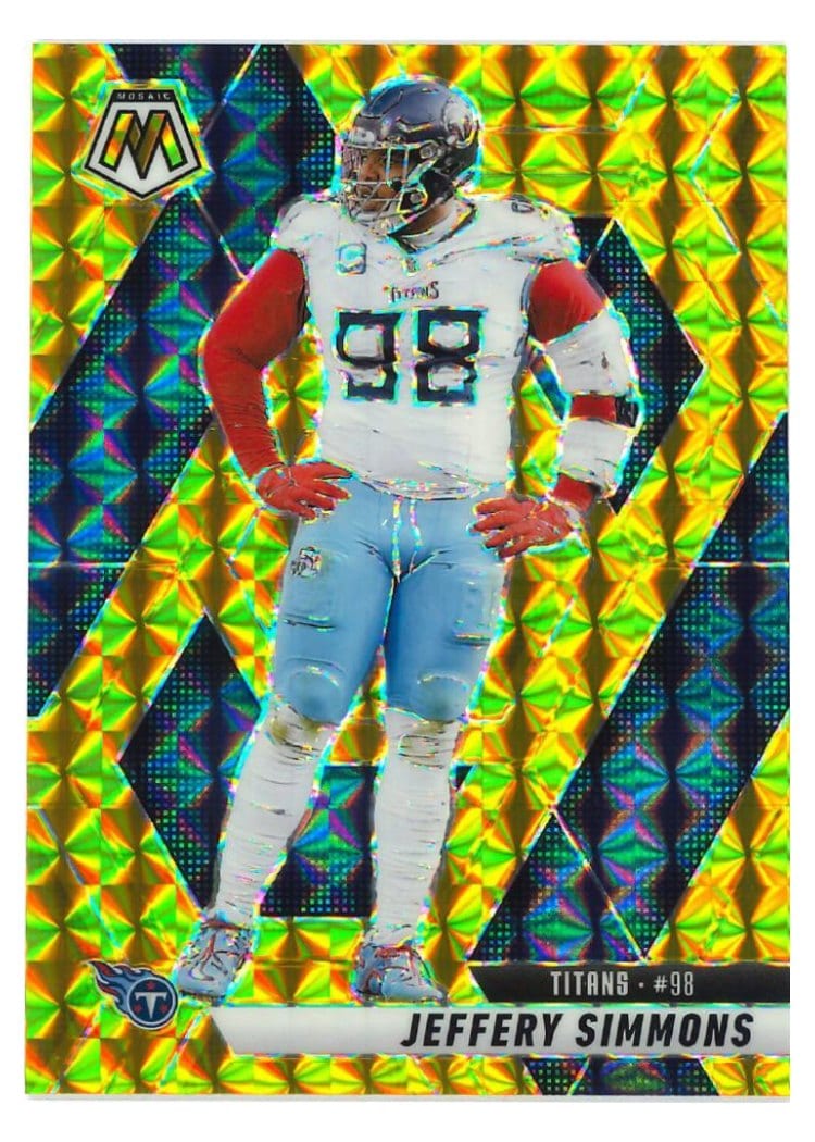 2025 Panini Mosaic Base Set Jeffery Simmons #81 card