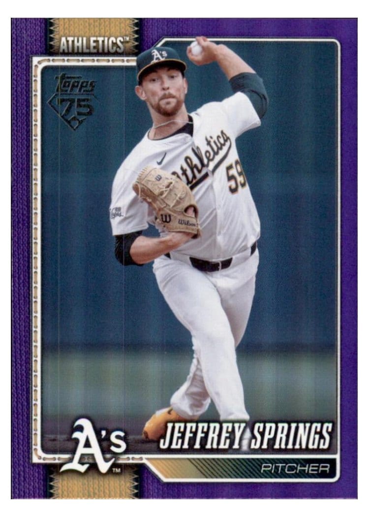 2026 Topps Base Set Jeffrey Springs #87 card