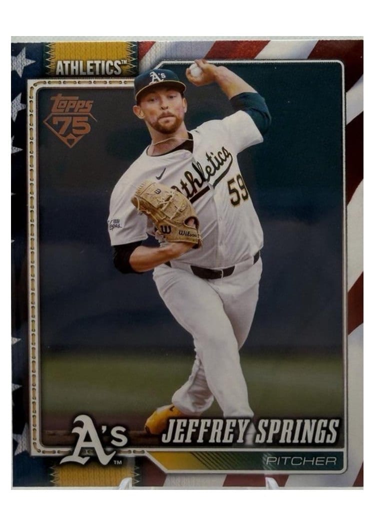 2026 Topps Base Set Jeffrey Springs #87 card