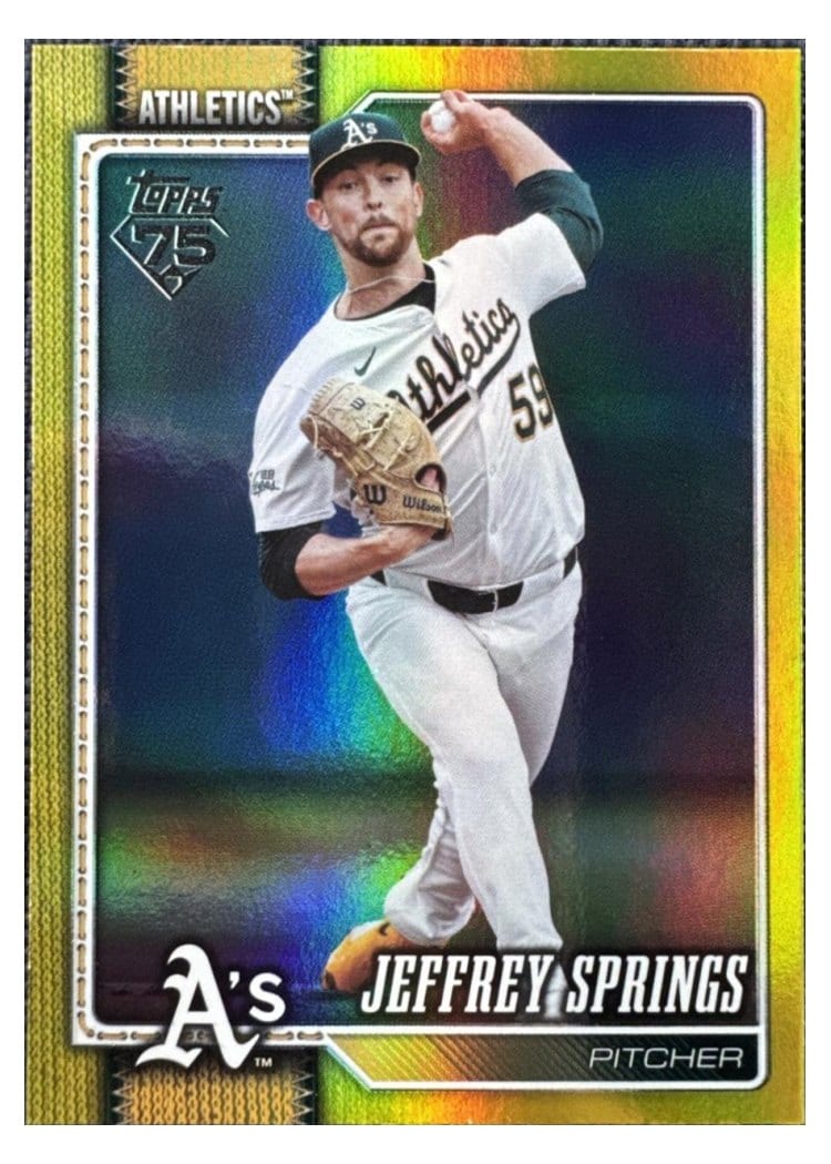 2026 Topps Base Set Jeffrey Springs #87 card