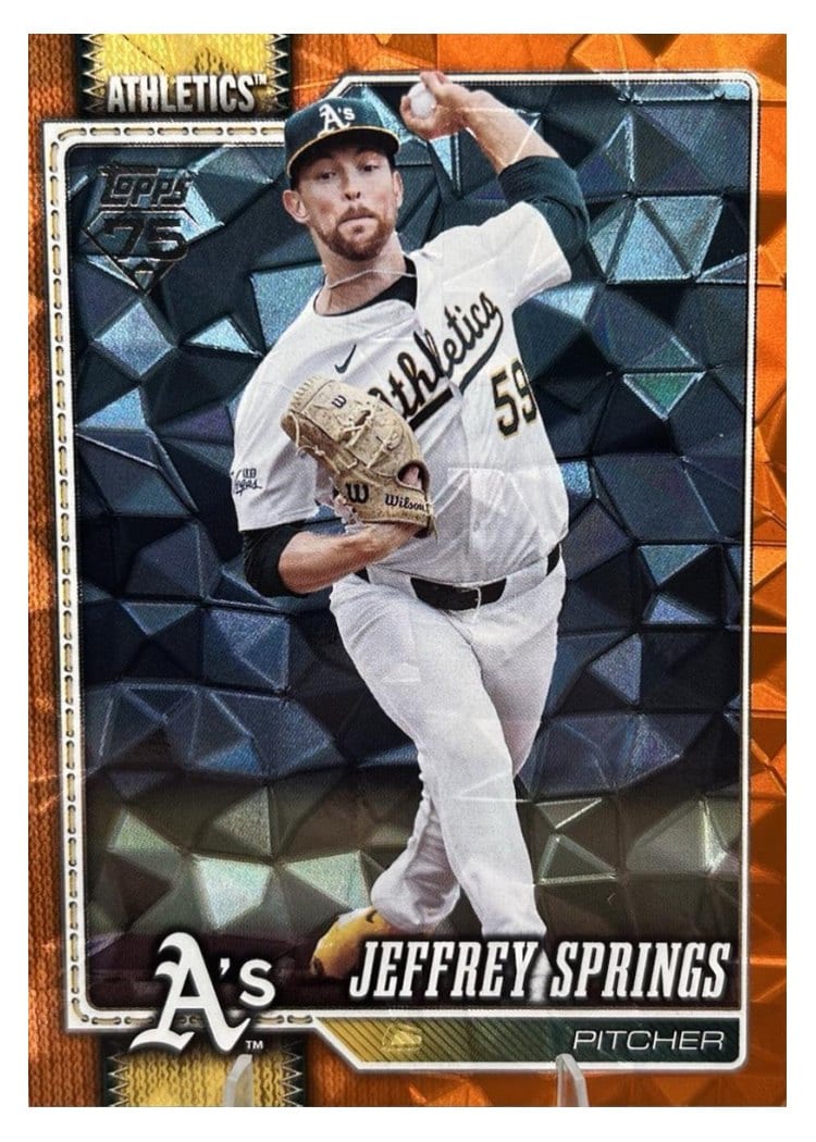 2026 Topps Base Set Jeffrey Springs #87 card