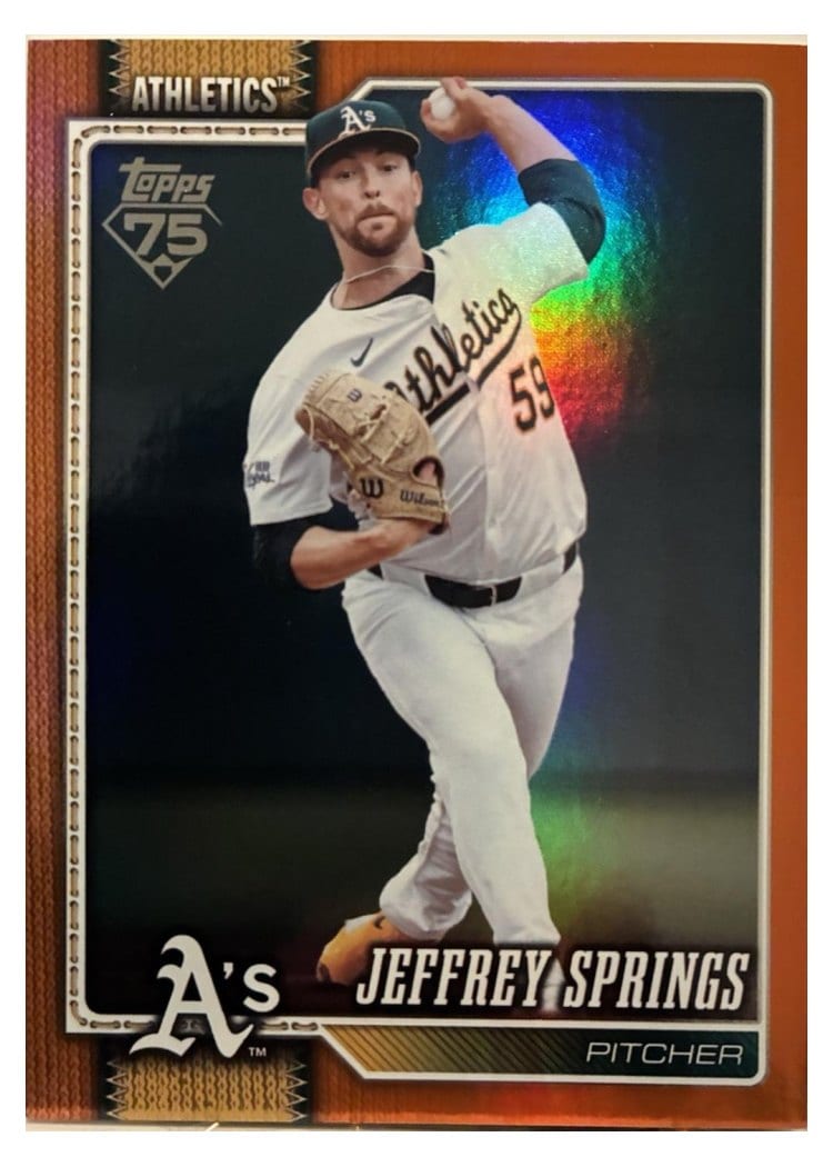 2026 Topps Base Set Jeffrey Springs #87 card