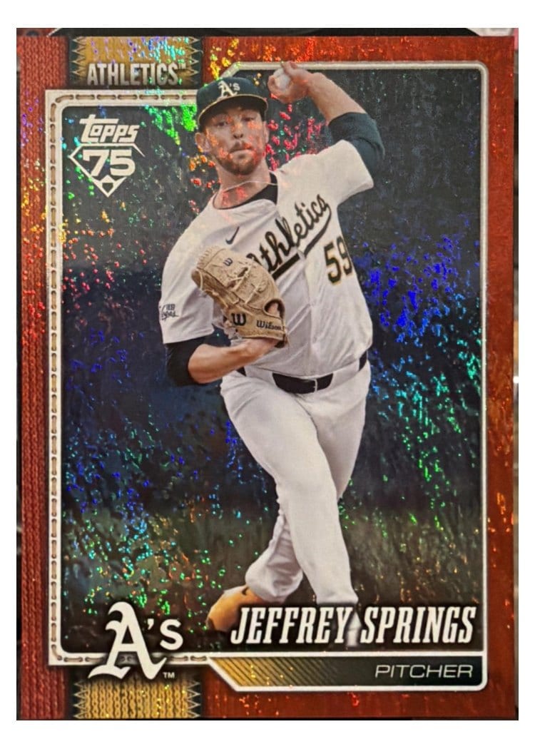 2026 Topps Base Set Jeffrey Springs #87 card